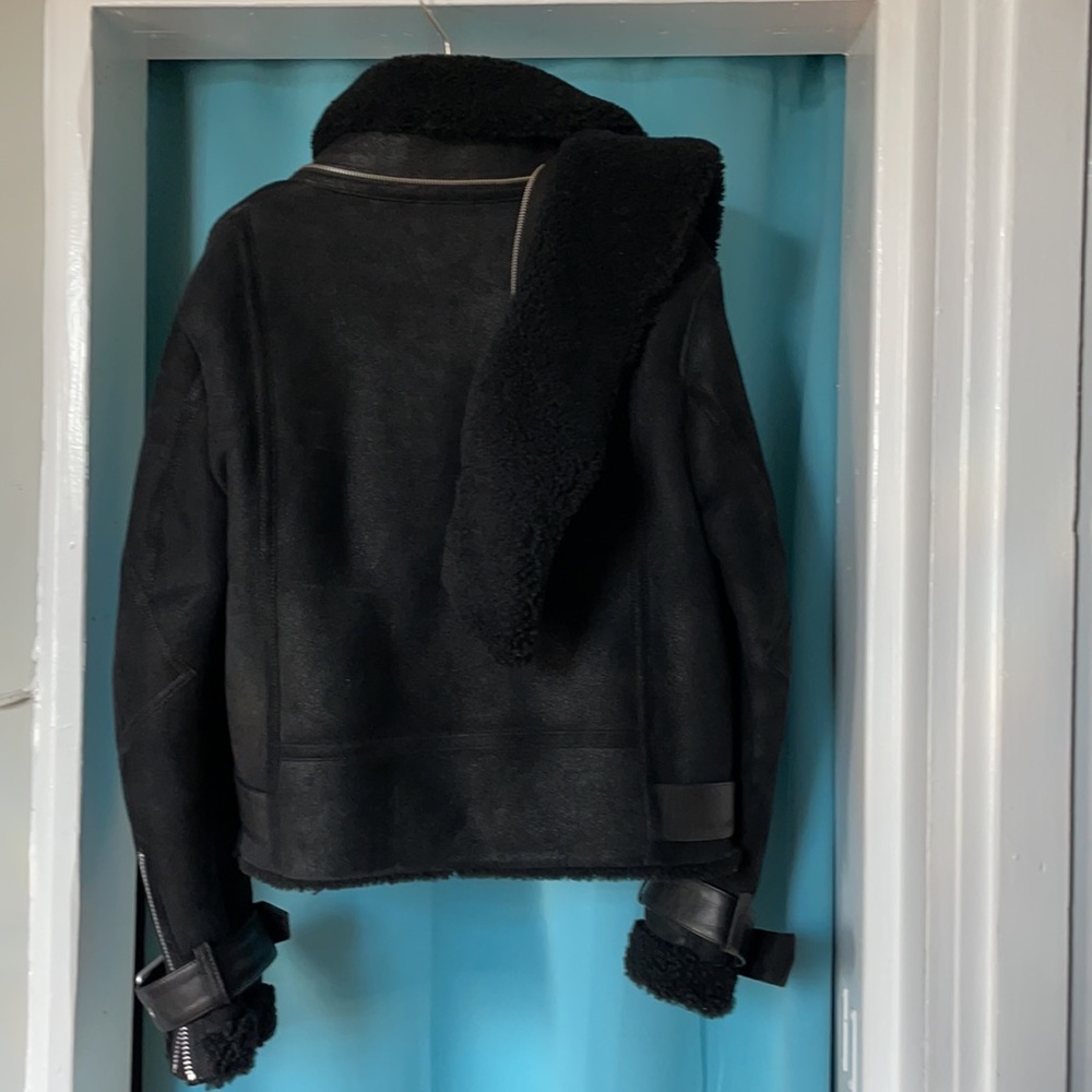 Allsaints Howell Shearling Jacket - Picture 8 of 16